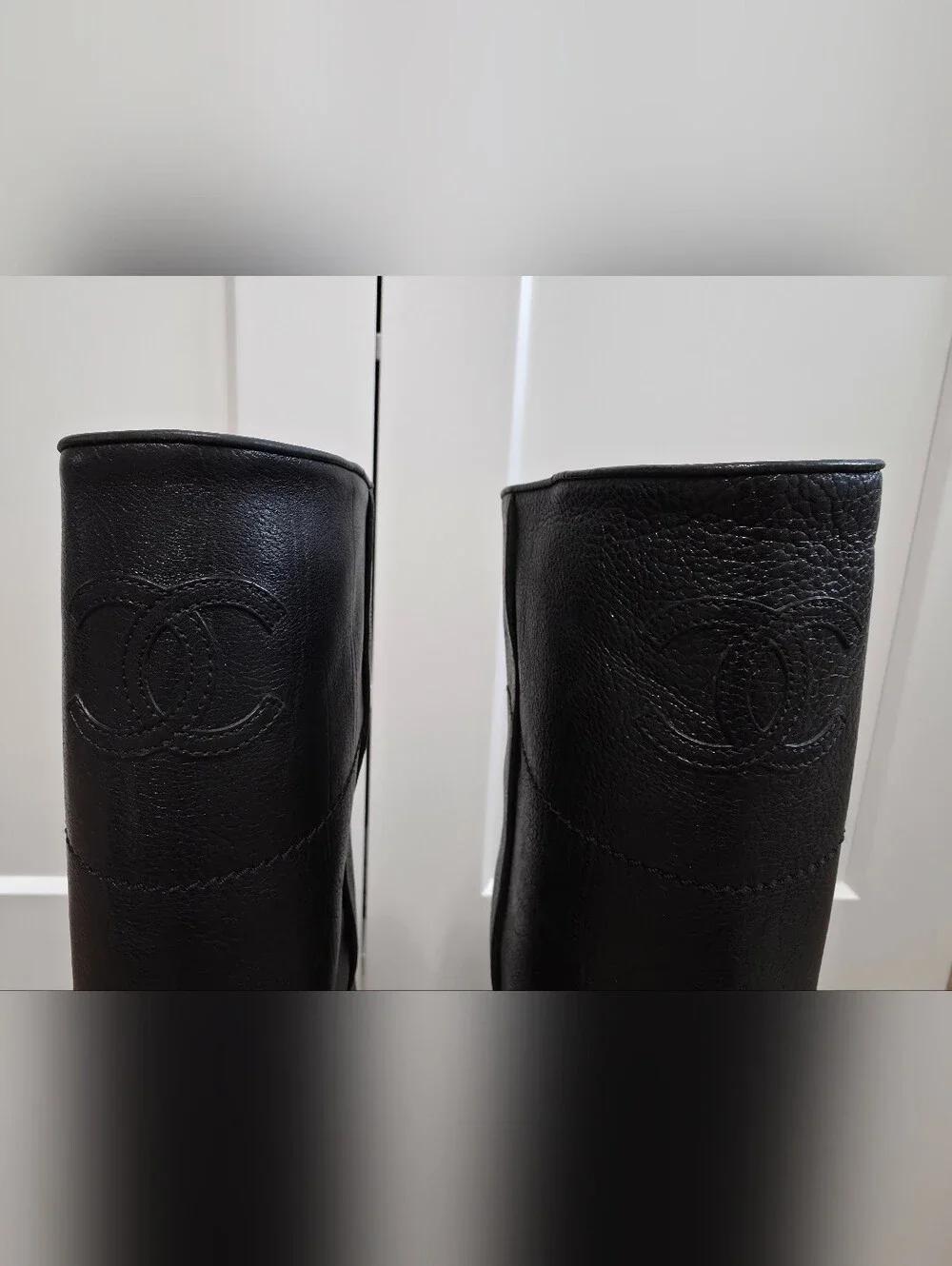 Chanel Black High Boots